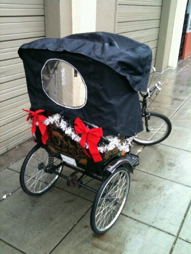 Portland Pedicab Sleigh Rides